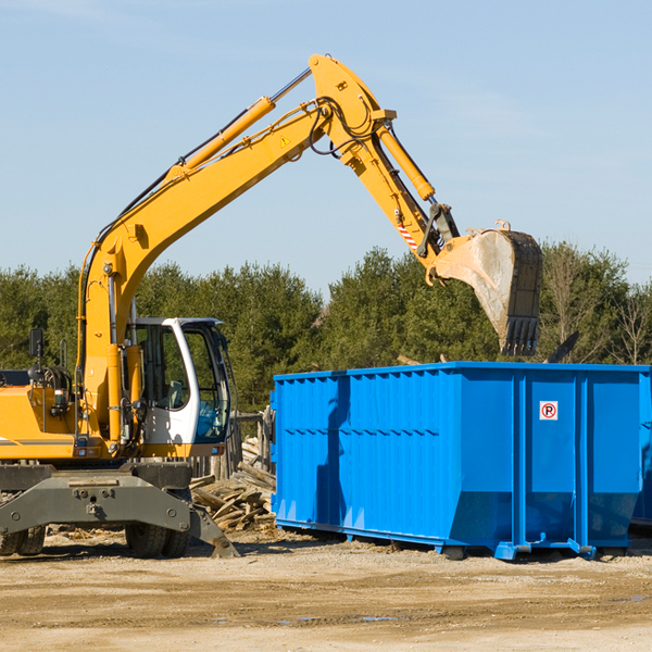 what happens if the residential dumpster is damaged or stolen during rental in Monona County